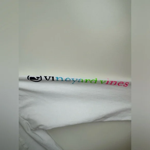 Kids Vineyard Vines Neon Whale Long-Sleeve Pocket Tee - Picture 3 of 3